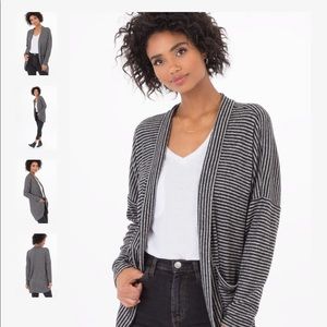 The stripped ribbed Cardi by Z Supply